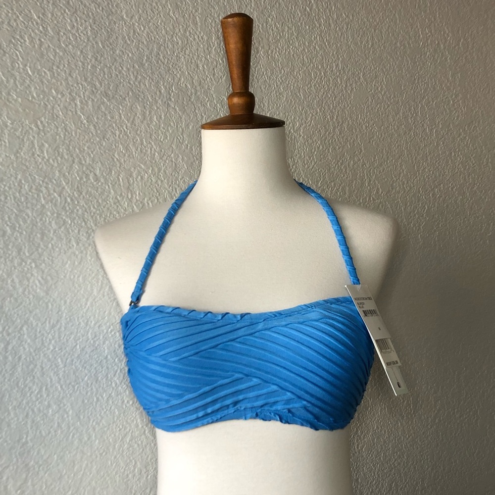 Bikini Lab • Blue Bandeau Swim Suit Top